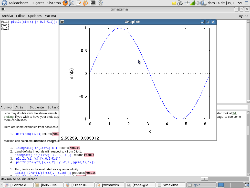 Software matemático – Wxmaxima