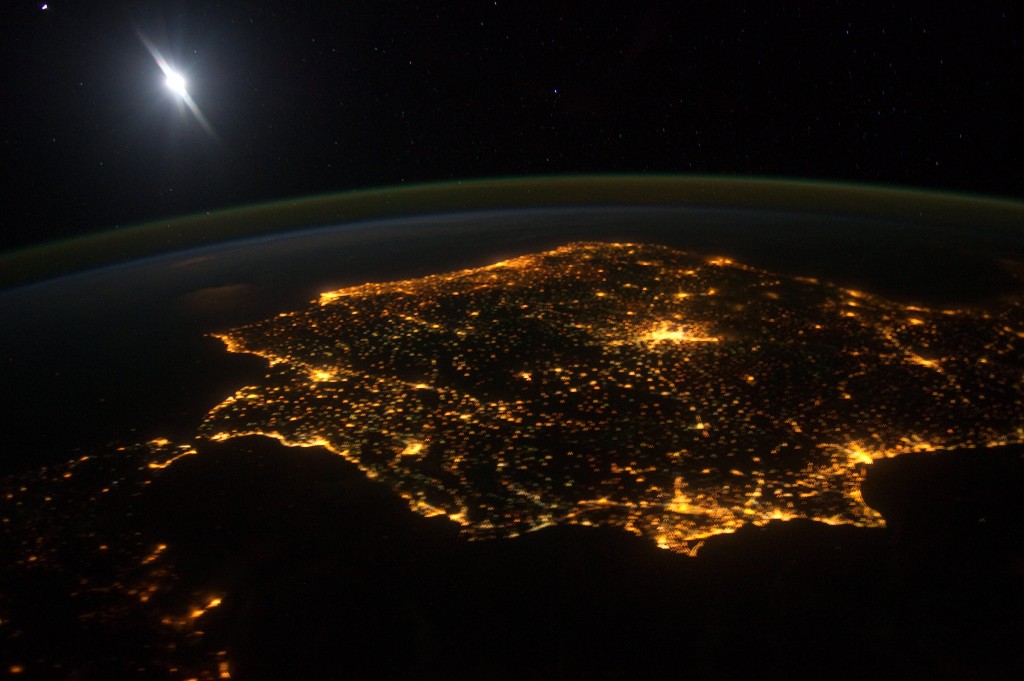 España vista desde el espacio